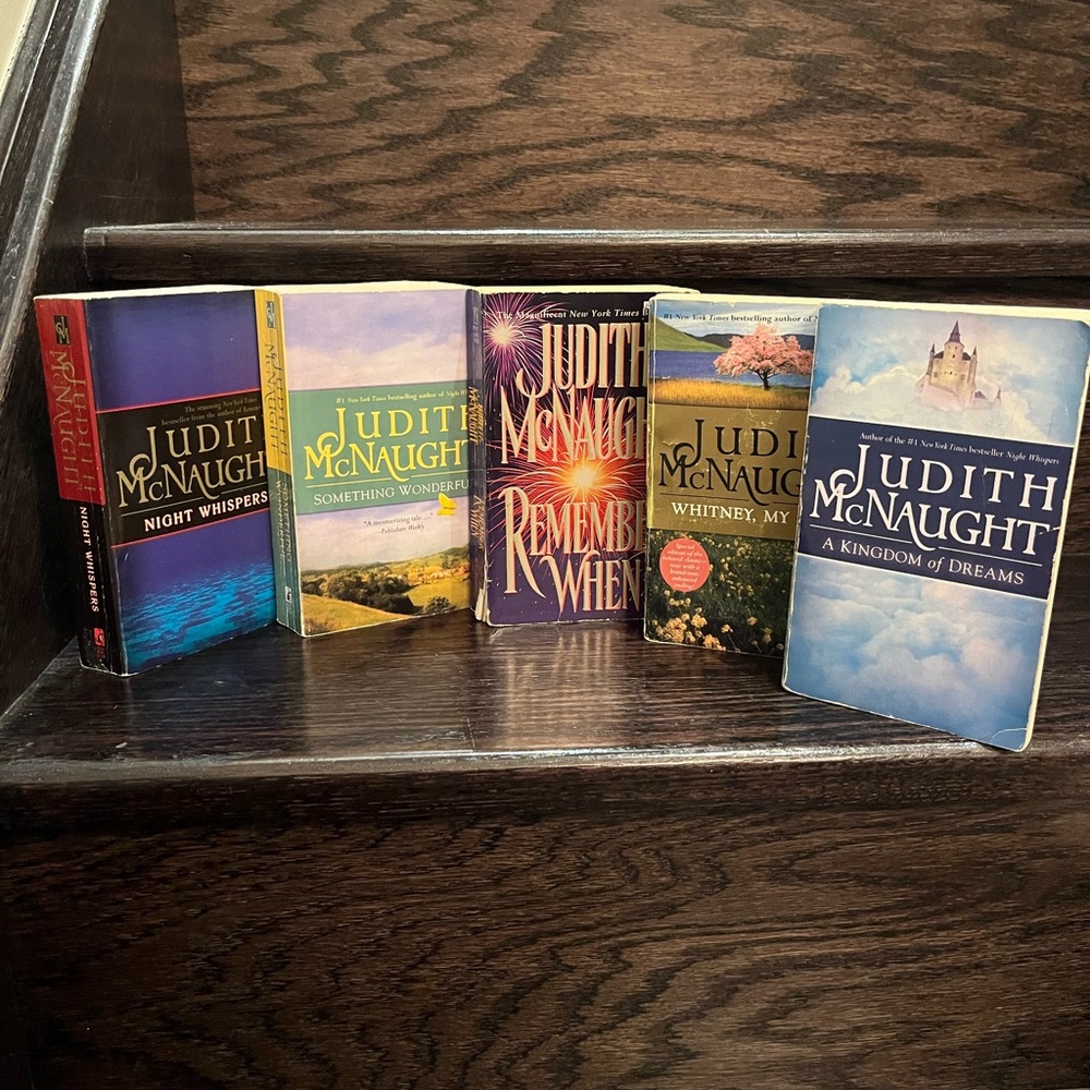 Judith McNaught Historical Romance Paperbacks Lot of 5. 1990’s.